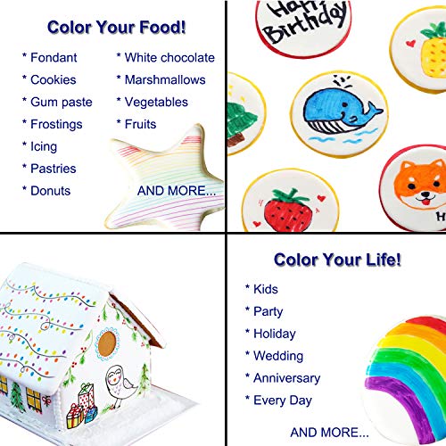 Black Food Coloring Markers (3 Count)
