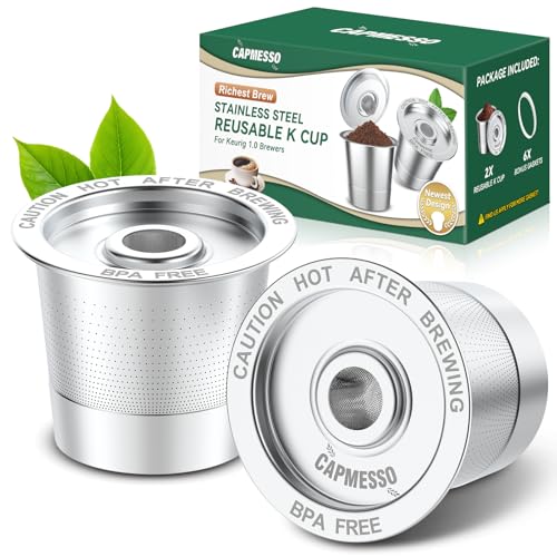 Reusable K Cups Coffee Pods for Keurig 1.0 (2 Count)