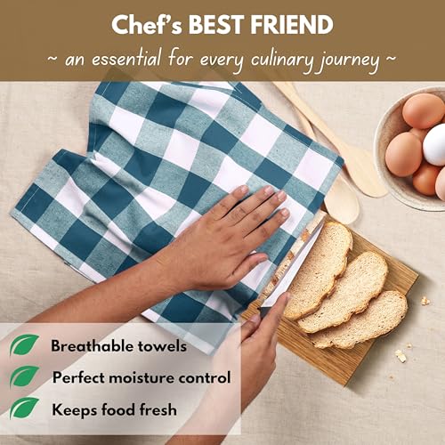 12 Pack Kitchen Towel with Hanging Loop 16x26 inches (12 Count)