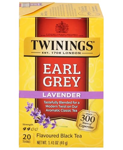 Earl Grey Lavender Black Bergamot Tea Bags (20 Count)