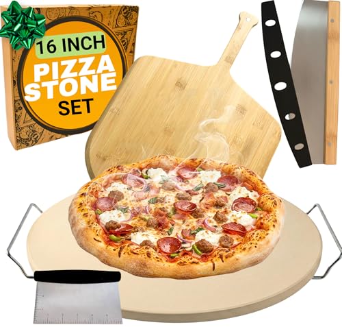 Large Pizza Stone for Oven 16 inch