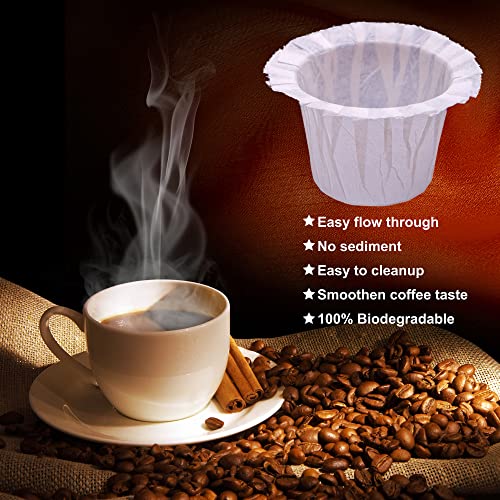 600 Count Disposable Paper Coffee Filters for Keurig 1.0 and 2.0 Coffee Maker