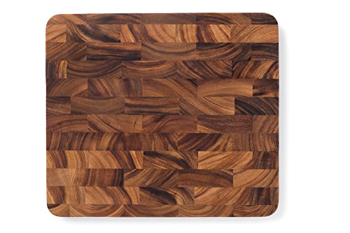 Oslo End Grain Utility Cutting Board and Butcher Block Oil Set