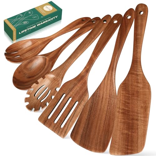 Wooden Spoons for Cooking (6 Count)
