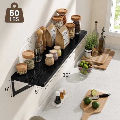 Wall Mounted Floating Shelves Set of 2 (2 Count)