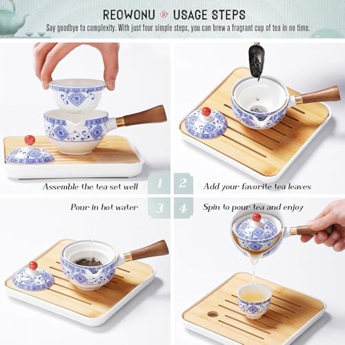 Chinese Tea Set Gongfu Tea set (4 Count)