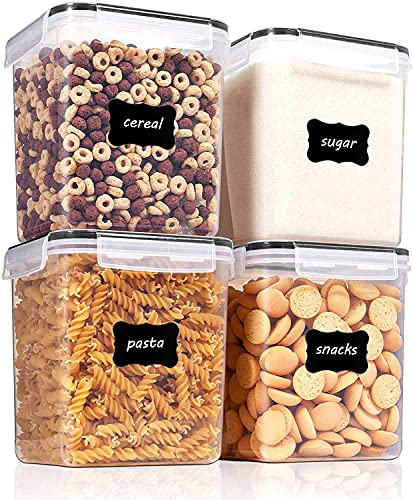 2.5 L Flour Sugar Storage Containers (4 Count)