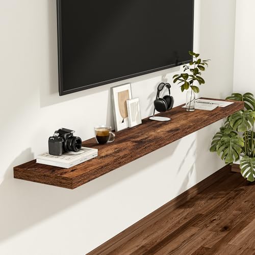 55x12 Floating Shelves 12 Inches Deep (2 Count)