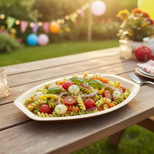 Disposable Bamboo 13" x 9" Trays (200 Count)