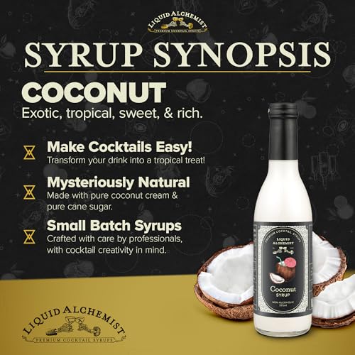 Coconut Syrup for Cocktails (12.7 Fl Oz)