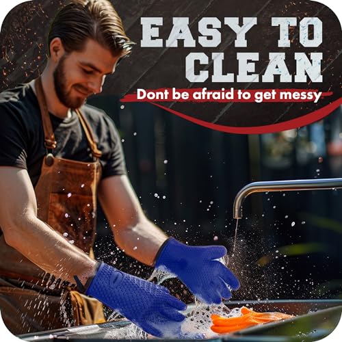 Silicone Smoker BBQ Gloves