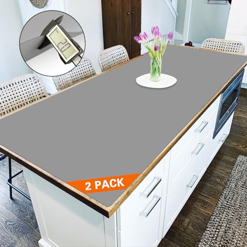 2 Pack 47.3"x23.6" Silicone Kitchen Counter Mats (2 Count)