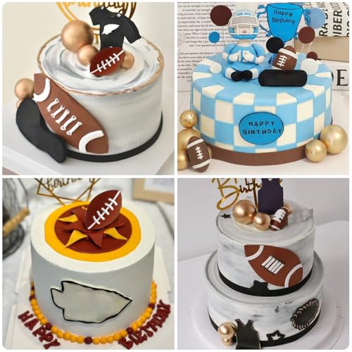 Football Fondant Mold Sports Theme Silicone Molds Set Of 3
