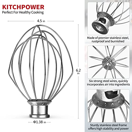 K45WW 6 Wire Whip for KitchenAid 4.5