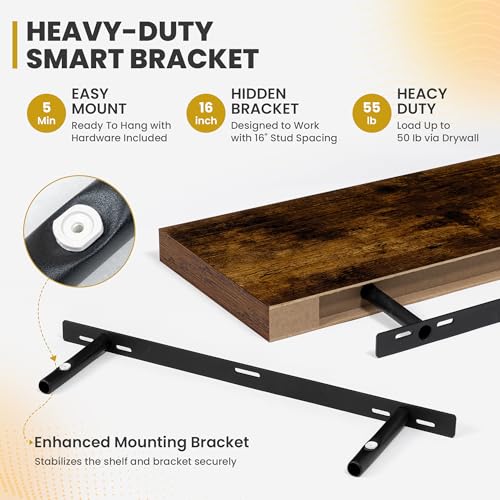 30 Inch Floating Shelves (2 Count)
