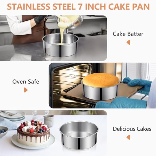 7 Inch Cheesecake Pans with Removable Bottom