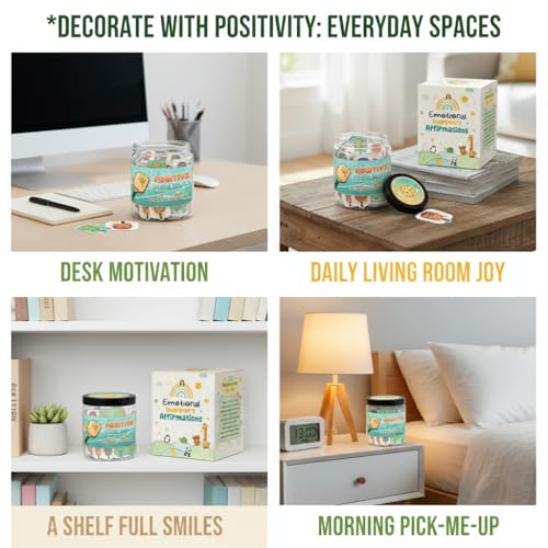 Positive Pickleball Jar With 60 Affirmation Cards