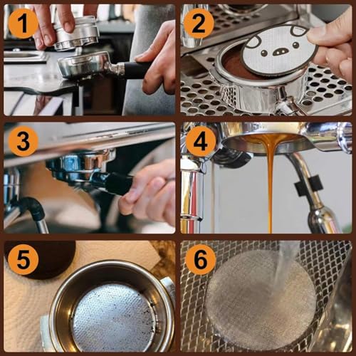 53.5mm Espresso Puck Screen 3 PCS Set (2 Count)