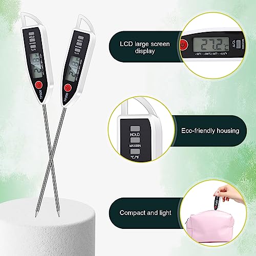 12 Set Digital Food Thermometer Long Probe Instant