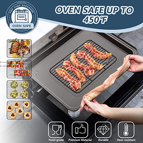 9.7" x 7.3" Cooling Baking Wire Racks Pack of 2