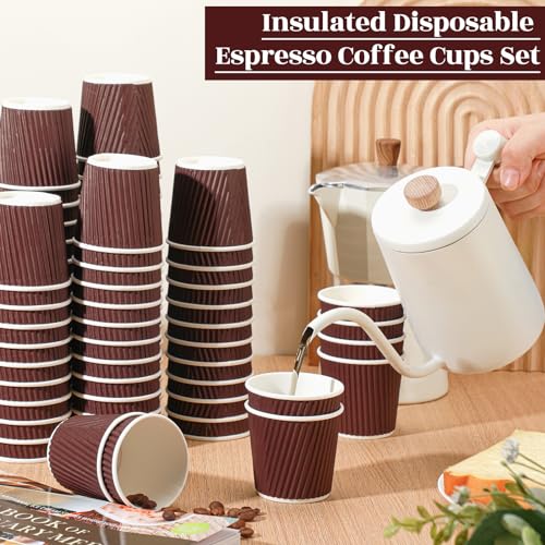 200 Pcs 4 oz Disposable Espresso Coffee Cups