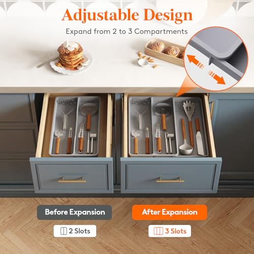 Utensil Organizer for Kitchen Drawer