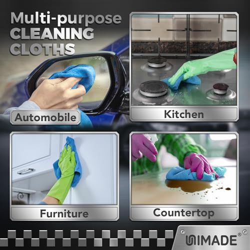 Shop Towels 100 Pack Commercial Grade Work Rags Microfiber Towels (100 Count)