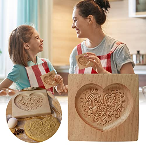Wooden Cookie Biscuit Mold