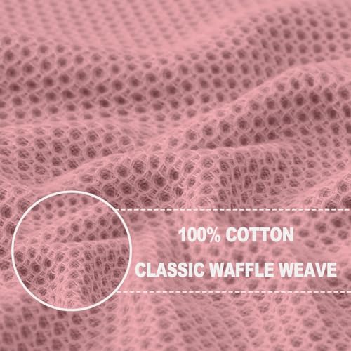 100% Cotton Waffle Weave Kitchen Dish Towels 8 (8 Count)