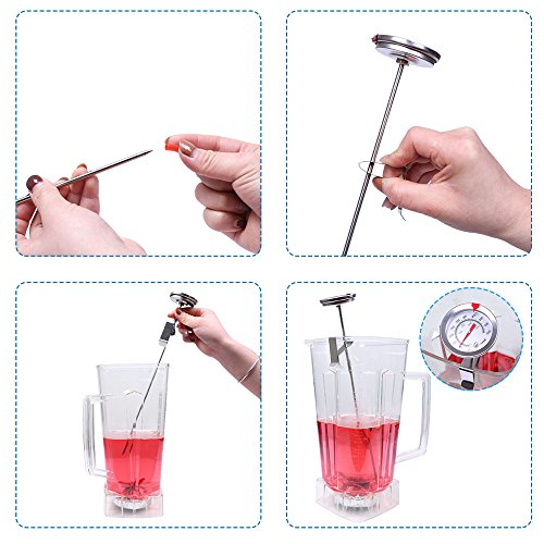 Candy Deep Fry Thermometer with Instant Read