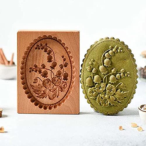 Wooden Springerle Cookie Molds for Baking