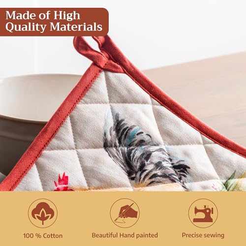 Pot Holders 100% Cotton Potholders (2 Count)