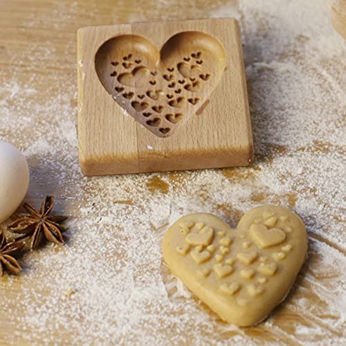 Wooden Cookie Biscuit Mold