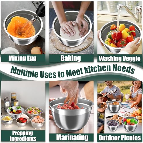 Mixing Bowls with Airtight Lids Set (8 Count)