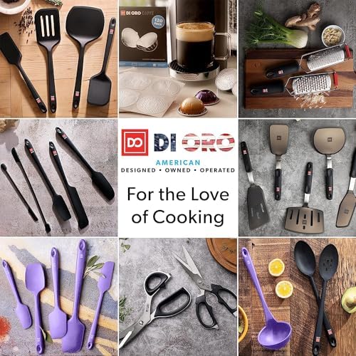 DI ORO Silicone Cooking Spoons (2 Count)