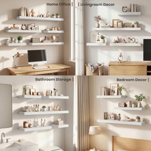 Deep Floating Shelves 40x12” Set of 2 (2 Count)