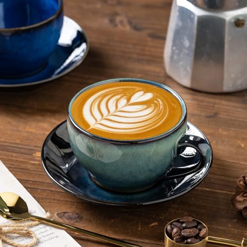 Porcelain Coffee Cup with Saucer Spoon