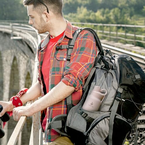 32oz Stainless Steel Insulated Bottle with 2 Leak