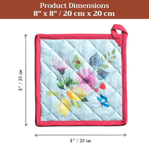 Pot Holders 100% Cotton Potholders (2 Count)