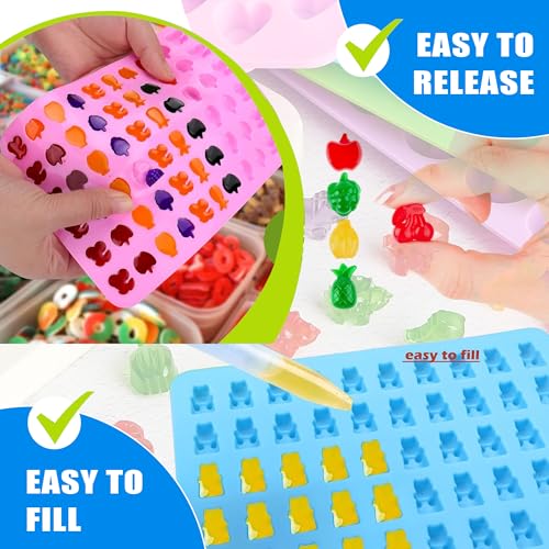 Silicone Gummy Molds Set of 4