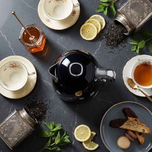50's Retro Style Electric Water Kettle with Automatic Shutoff