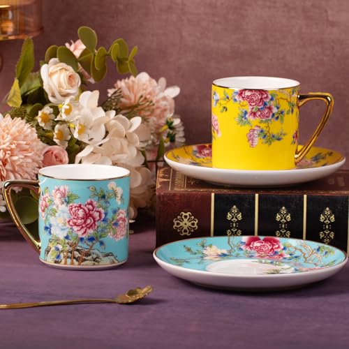 Tea Cup and Saucer (2 Count)