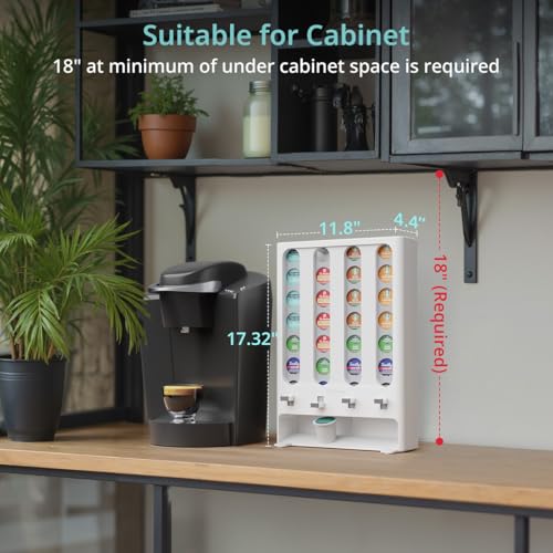K Cup Holder Creative Coffee Pods Storage Stand Vending (28 Count)