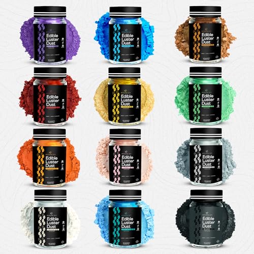 White Edible Luster Dust 15g
