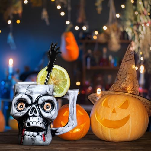 30 Pcs Halloween Swizzle Sticks Zombie Hands Fall Drink Stirrers
