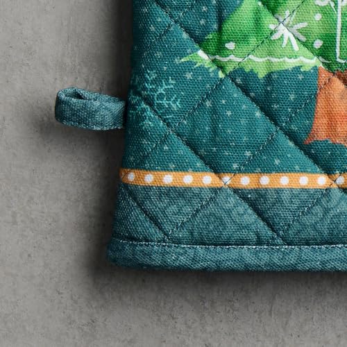 100% Cotton Oven Mitt & Pot Holder Set (2 Count)