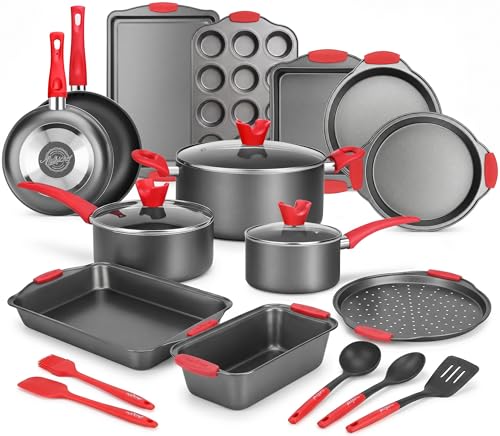 21 Piece Nonstick Cookware Set