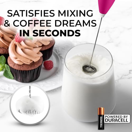 Zulay Powerful Milk Frother for Coffee with Upgraded Titanium Motor