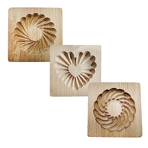 Wooden Cookie Biscuit Mold