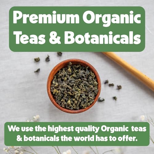 Organic Assorted 9 Loose Leaf Tea Sampler Gift Box (6 Ounce)